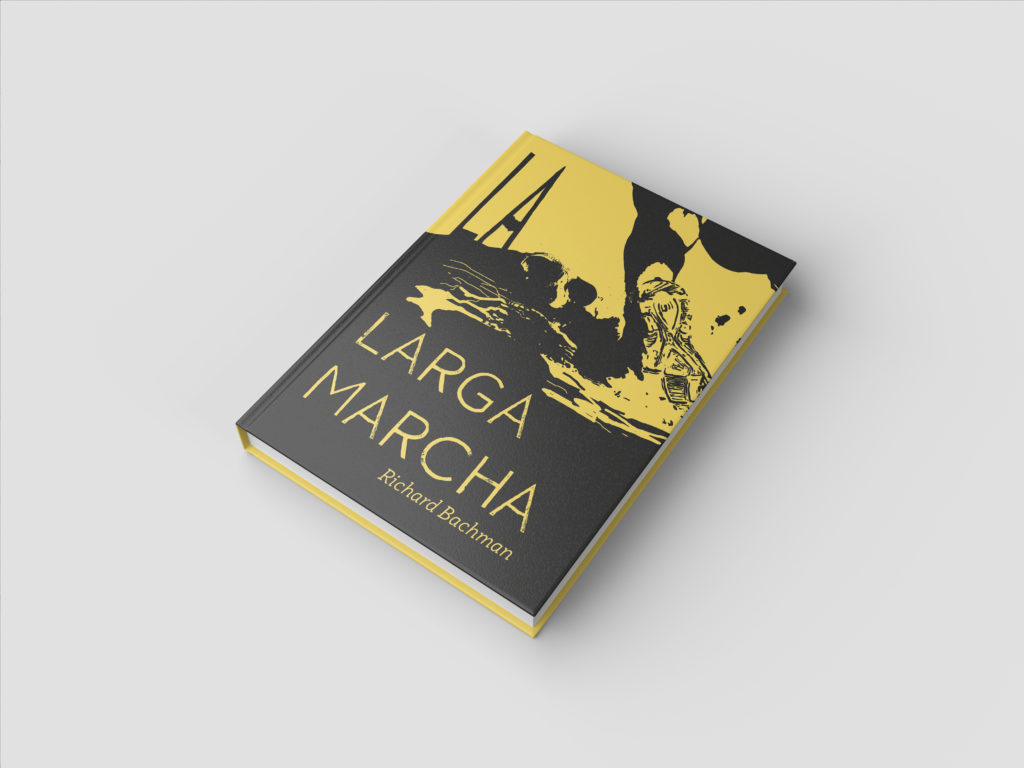 Propuesta para cubierta de la novela La larga marcha.