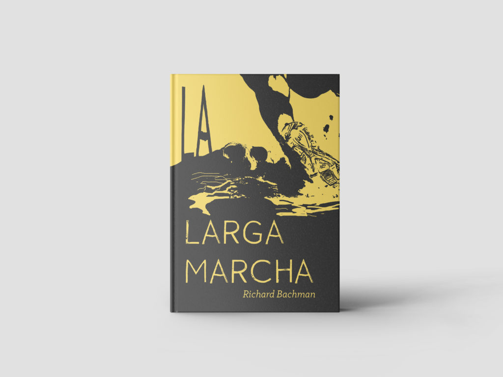 Propuesta para portada de la novela La larga marcha.