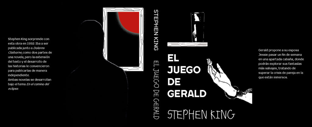 Cubierta de la novela El juego de Gerald de Stephen King